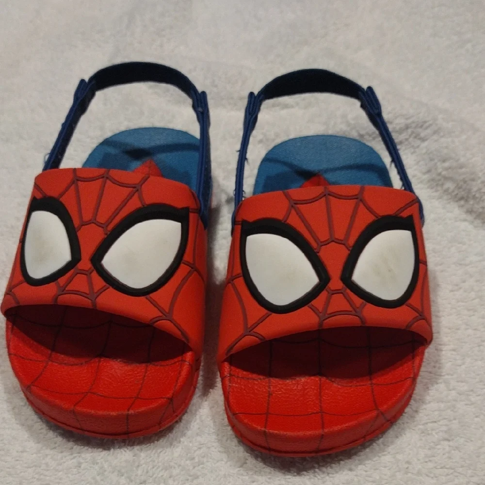 Spider-Man Kids Sandals - Red and Blue - Picture 1 of 4